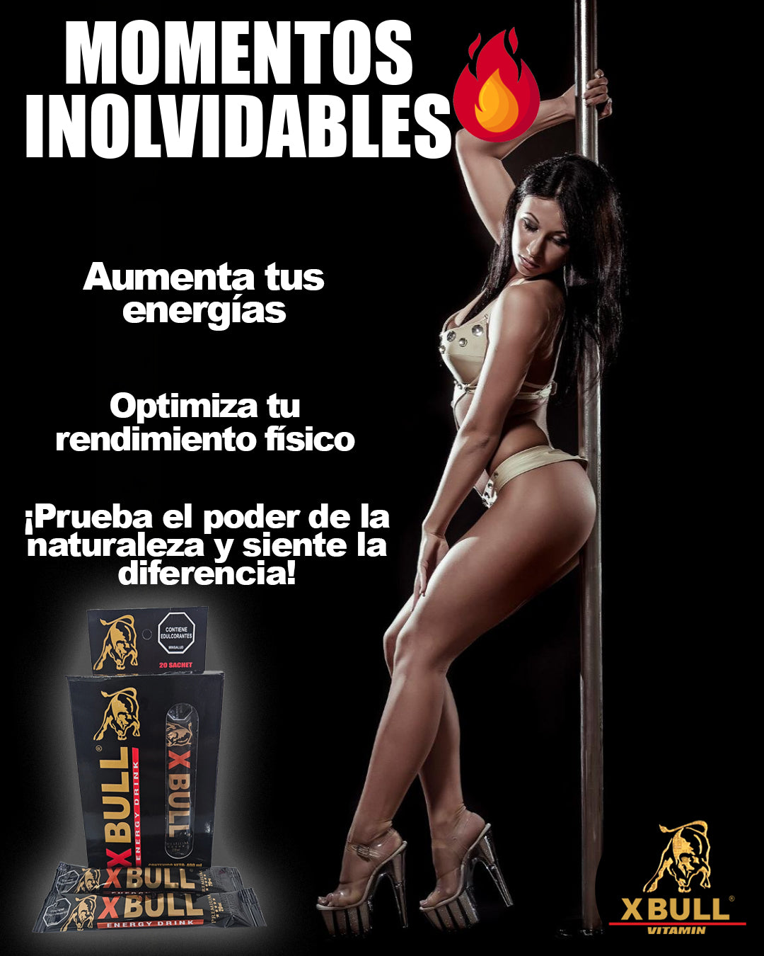 X-Bull Jarabe 120mL Potenciador Sexual😈