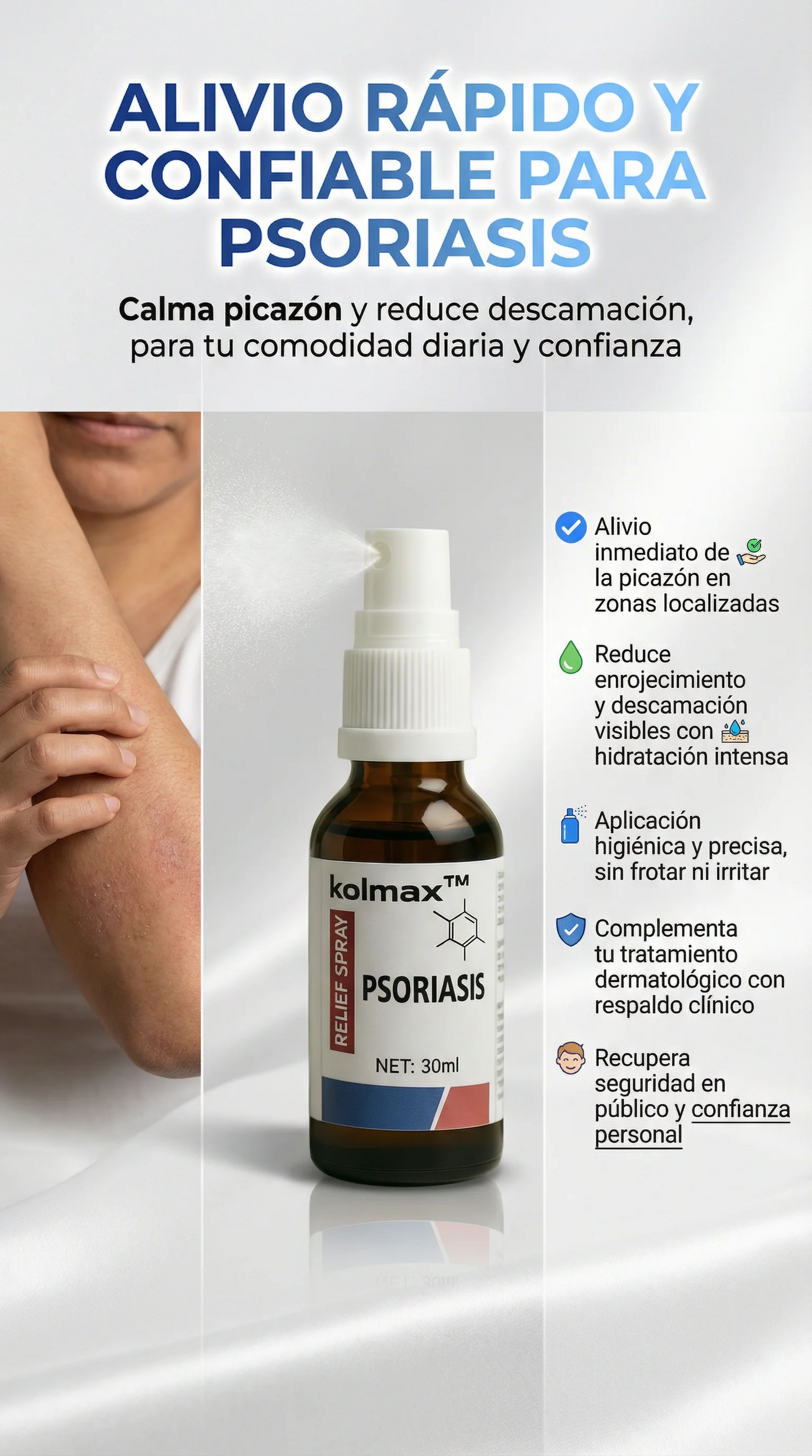 Spray para descamación severa- PAGA 1 LLEVA 4!