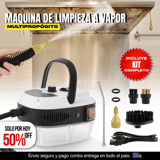 LIMPIADOR A VAPOR PORTÁTIL MULTIFUNCIONAL 1000W
