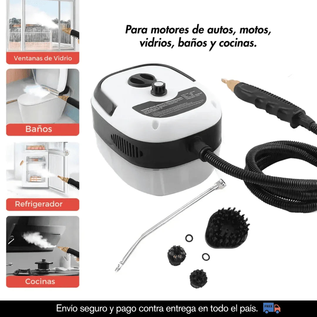 LIMPIADOR A VAPOR PORTÁTIL MULTIFUNCIONAL 1000W