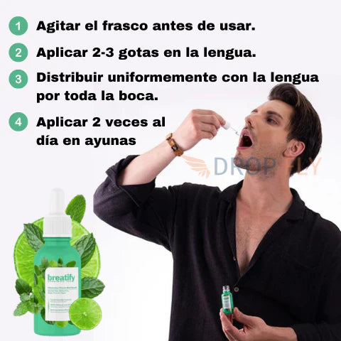 Gotas Breatify, solución para el mal aliento, oferta 2x1