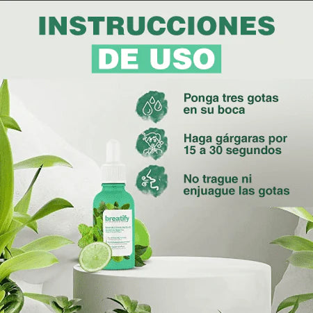 Gotas Breatify, solución para el mal aliento, oferta 2x1
