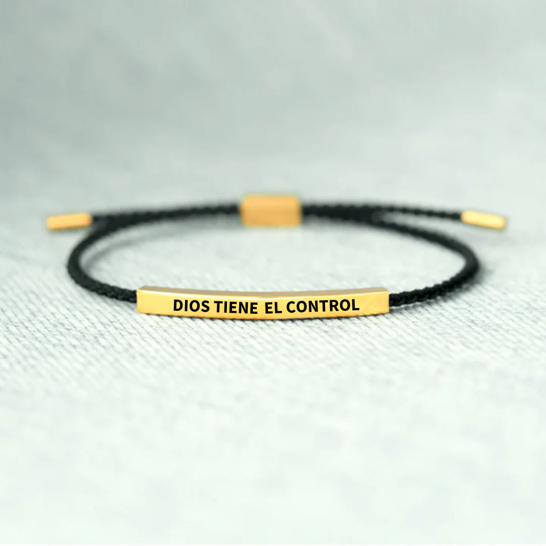 PULSERA "DIOS TIENE EL CONTROL"®️ + Gratis Ebook (Sé la mano derecha de Dios)