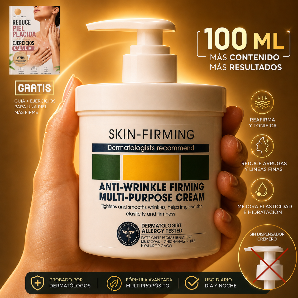 FUBSTA® Skin-Firming-Transforma Tu Cuello y Escote. (Se puede aplicar en cara)