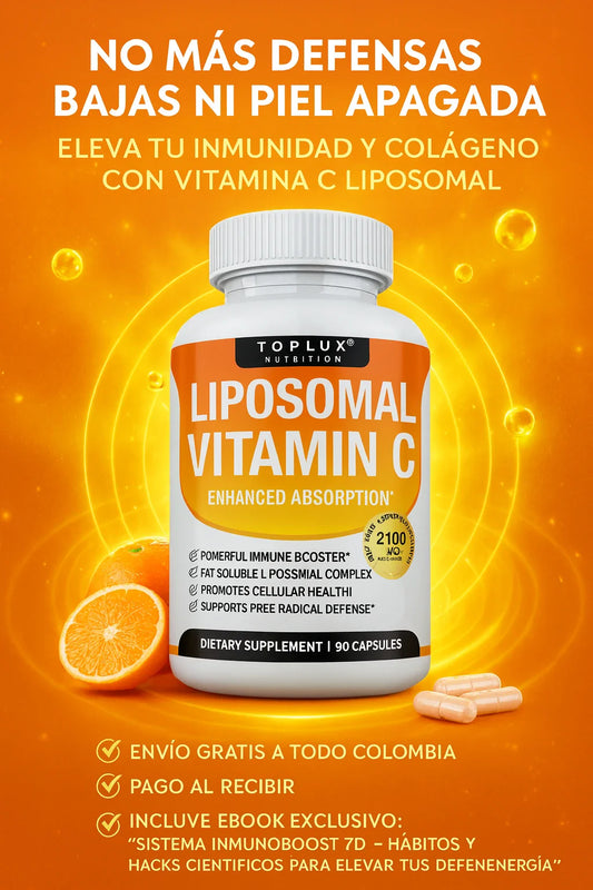 Vitamina C liposomal, Importado 60 CAP✅