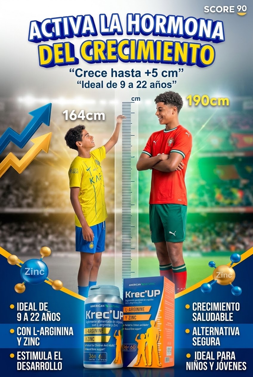 Krec'UP® Original: Activador de Talla y Crecimiento Real