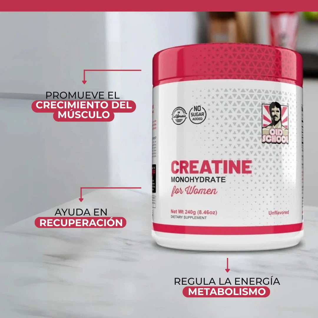 Creatina Monohidratada Pro old school