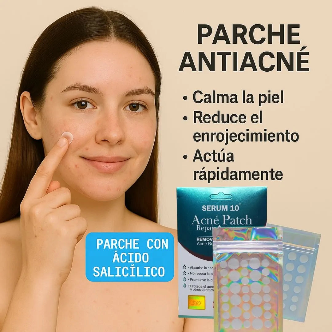 Combo Cero Acné: 72 Parches Invisibles + Crema Bioaqua con ácido salicílico