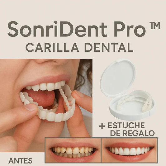 Carillas dentales superior e inferior + Estuche de regalo