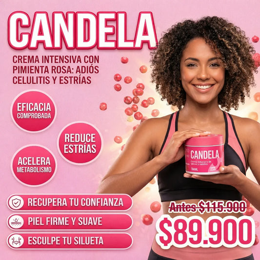 Candela crema reductora adios celulitis y estrías x 300ML ✔