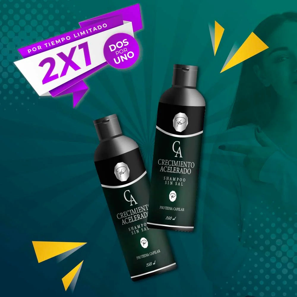 Shampoo crecimiento acelerado para el cabello PAGUE 1 LLEVE 2