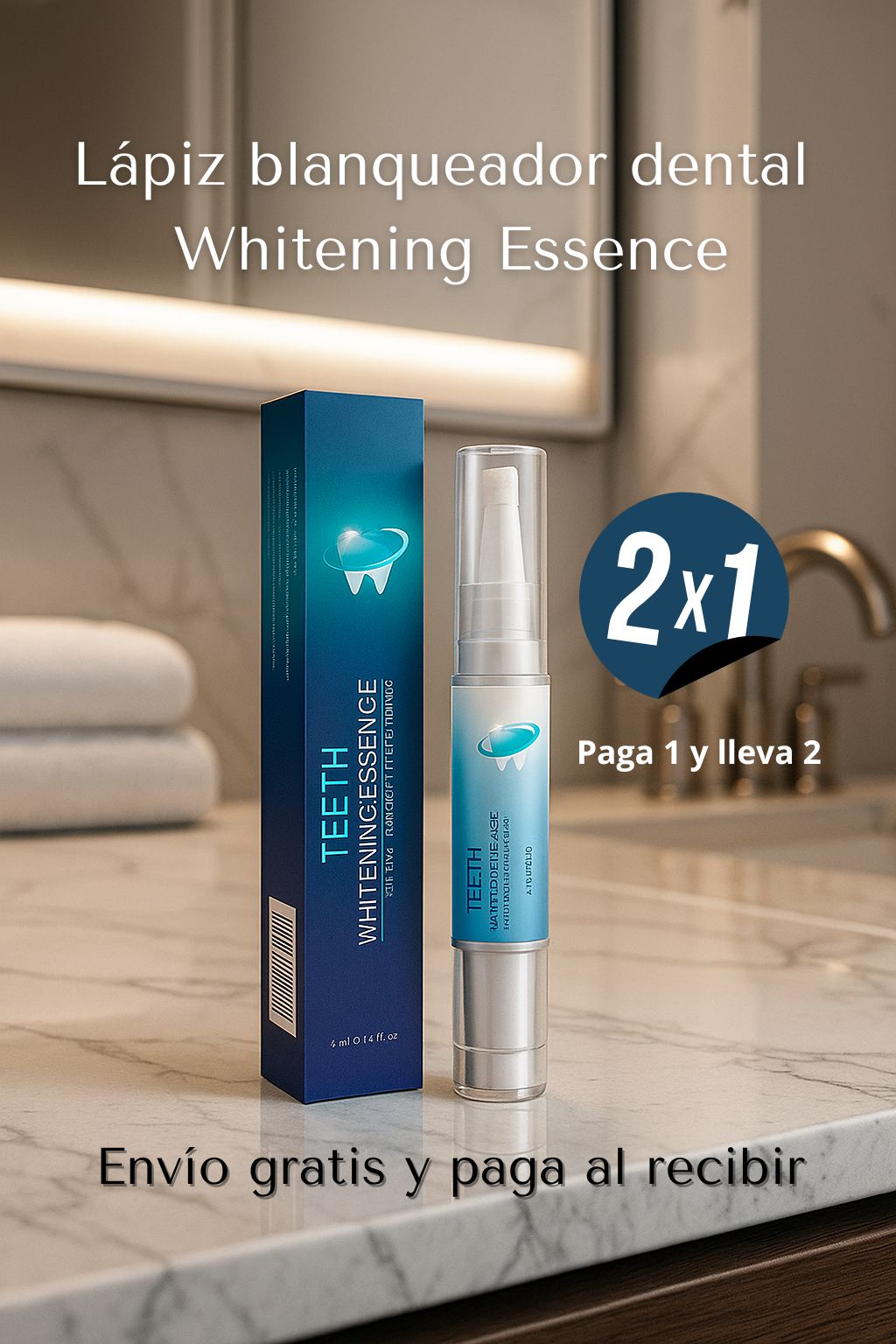 Lápiz blanqueador de dientes, OFERTA 2x1