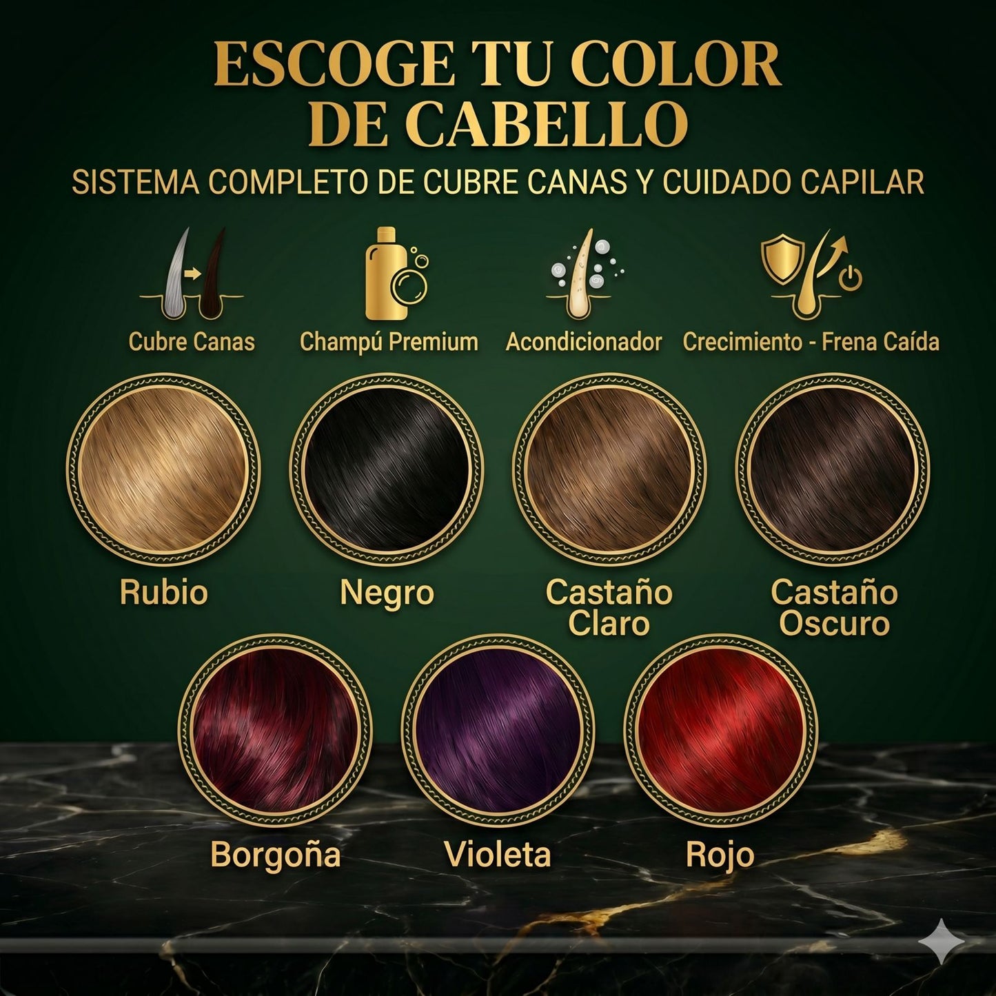 CHAO CANAS 5 EN 1, CON ROMERO Y AGUACATE PAGA 1 LLEVA 4 PRODUCTOS; ACTIVADOR + 60 CAP ANTICANAS CON CATALASA BIOTINA Y B12 + TRATAMIENTO ULTRA POTENTE CONTRA CANAS