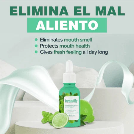 Gotas Breatify, solución para el mal aliento, oferta 2x1