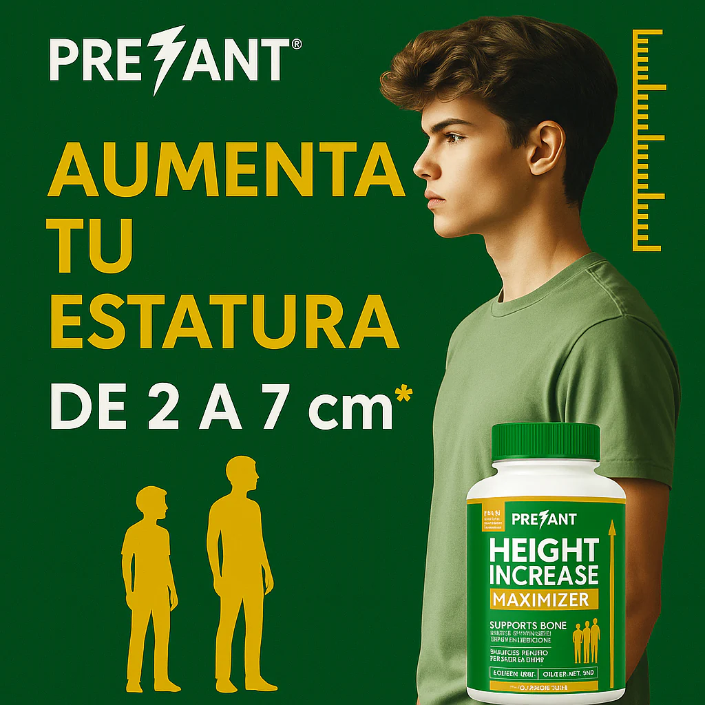 HEIGHT INCREASE, aumenta el tamaño de forma natural